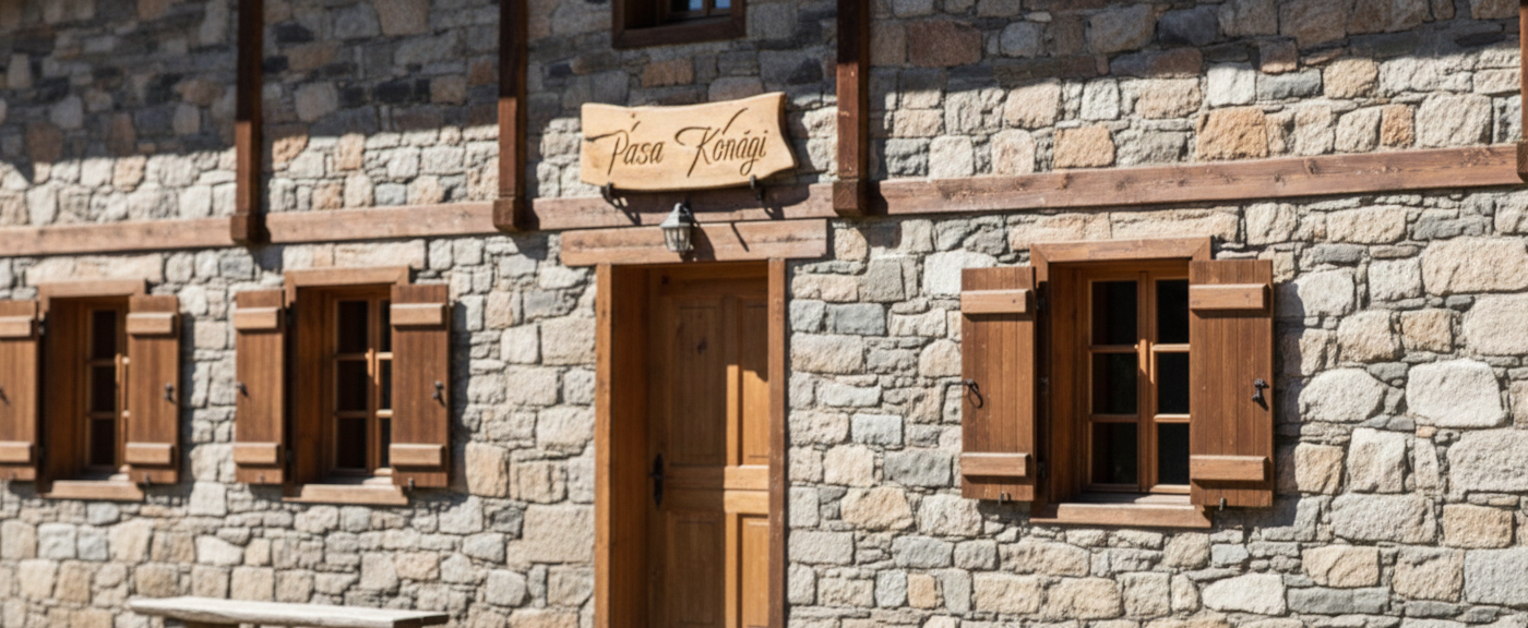 Ahşap Villa Tabelası