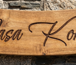 Ahşap Villa Tabelası