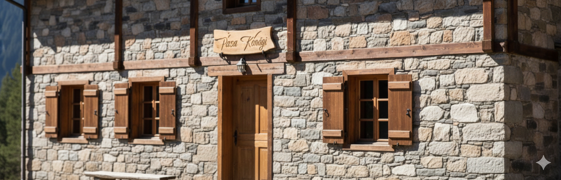 Ahşap Villa Tabelası