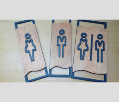 Dekoratif Tuvalet Tabelası