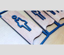 Dekoratif Tuvalet Tabelası