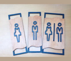 Dekoratif Tuvalet Tabelası