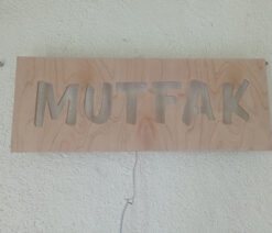 Işıklı Mutfak Yazısı