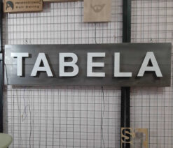 Ahşap Fuar Tabelası