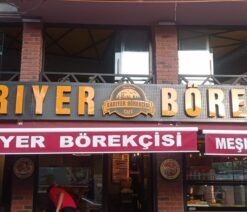 Sarı Pleksi Işıklı Tabela