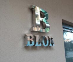 Gümüş Tabela Kutu Harf