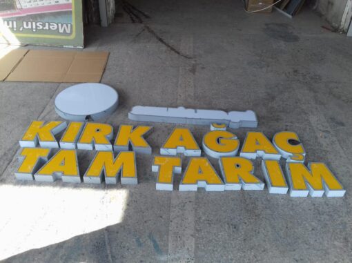 50 Cm Kutu Harf - Görsel 5