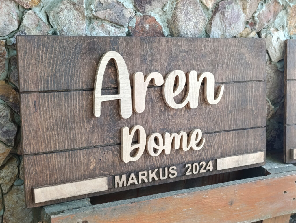 Ahşap Terzi Tabelası