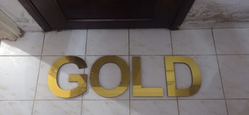 Işıklı Gold Harf