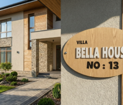 oval-ahşap-tabela-villa