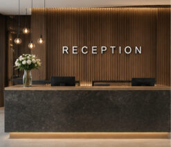 RECEPTION IŞIKLI HARF