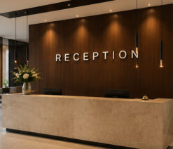 RECEPTION IŞIKLI HARF