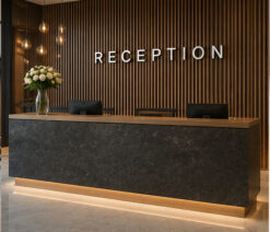 RECEPTION IŞIKLI HARF